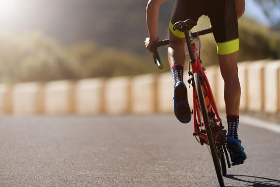 photo d'un cycliste